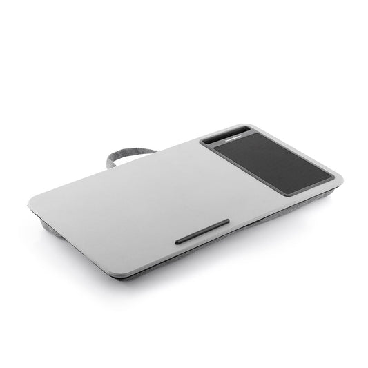 Portable XL Laptop Desk with Cushion, Mousepad & Phone Holder